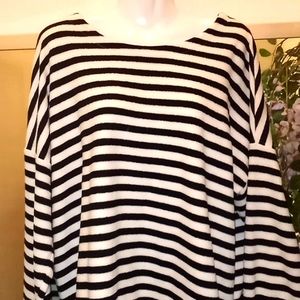 Jones New York Knit Striped Top